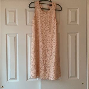 Light pink lace dress